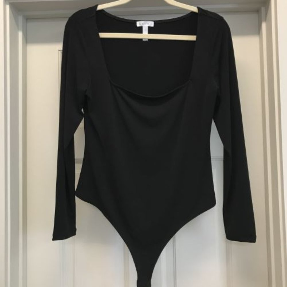 Leith Black Bodysuit